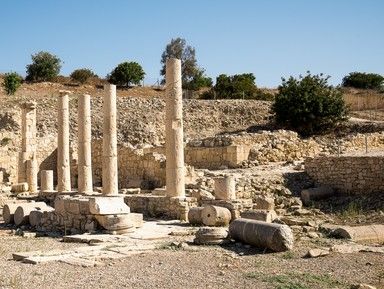 Руины древнего города Аматус
