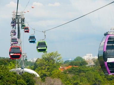 Сингапурская канатная дорога